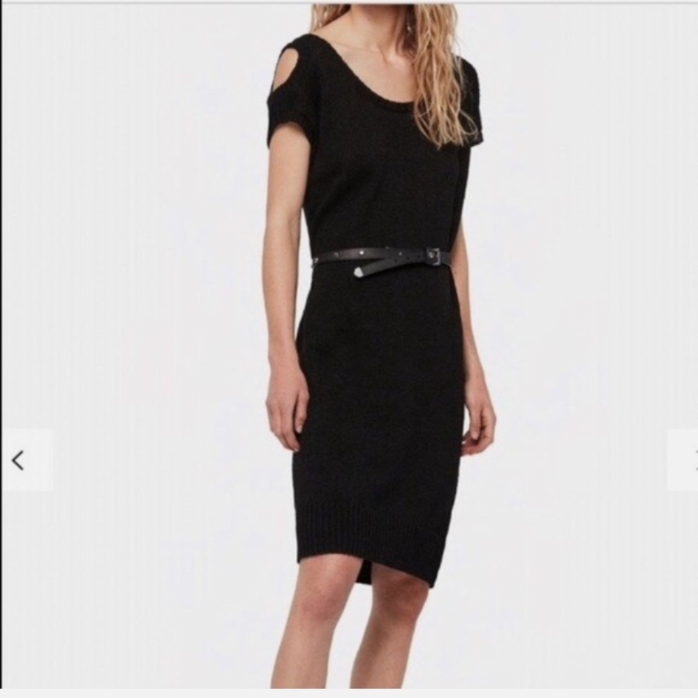 All Saints cold shoulder dress